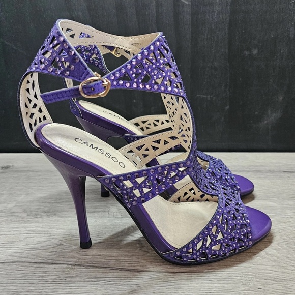 Camssoo Shoes - Women's Purple Stiletto Heels-Size 6.5 NWT